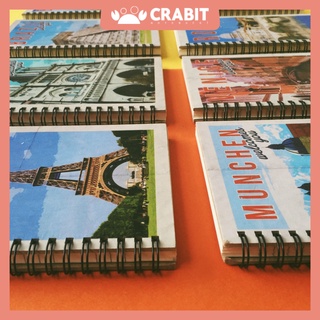 Sổ tay lò xo Crabit Notebuck - kẻ ngang