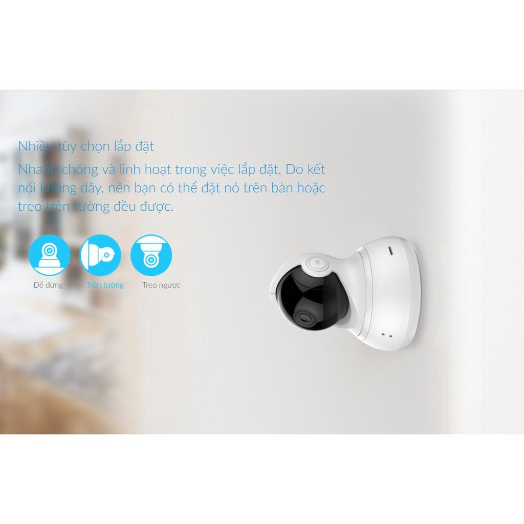 Camera Xiaomi YI Dome 1080p H20 , bản Quốc Tế ,hàng chính hãng DGW