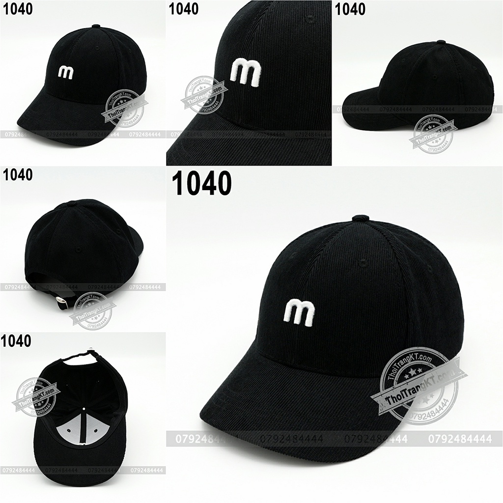 Mũ lưỡi trai ❤️ Nón kết thêu chữ phong cách Ulzzang form unisex nam nữ N01