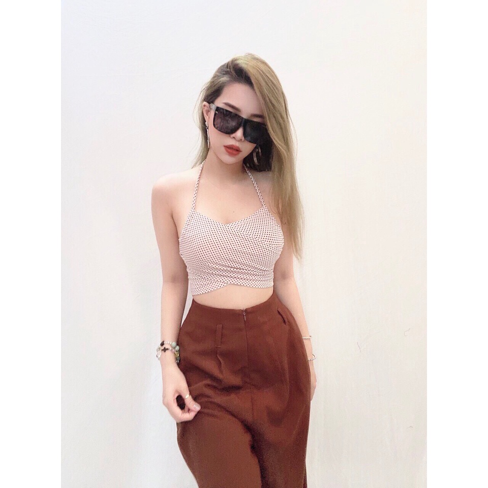 Set F21 Cổ Yếm Quần Suông - 3520