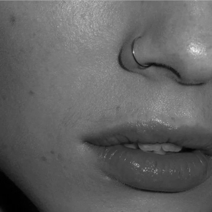 Khuyên môi thép titan không lỗ thời trang đơn giản cá tính A788