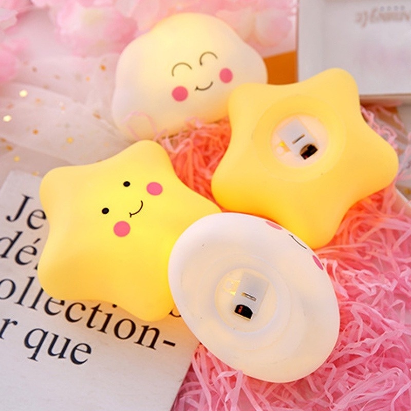 Đèn Ngủ Led Hình Đám Mây/Ngôi Sao/Hoạt Hình Trang Trí Phòng Ngủ/Phòng Ngủ Cho Bé