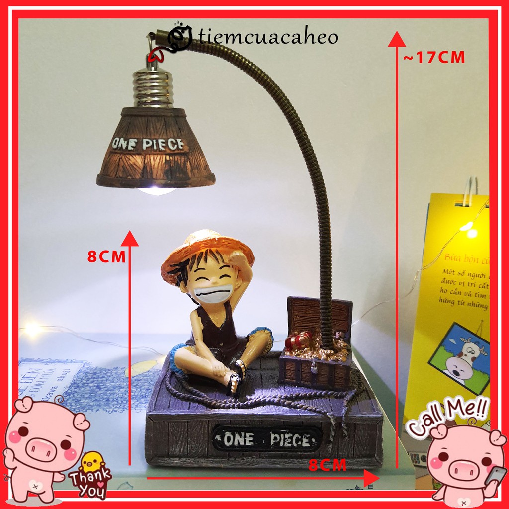 Đèn Led,decor ngủ trang trí hình Monkey D. Luffy trong Đảo Hải Tặc One Piece