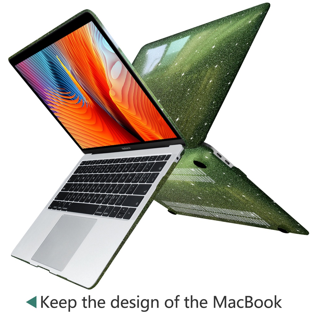 Ốp nhựa cứng BATIANDA cho MacBook AirPro 13 M1 2020 2021 A2338 A2337 A1706 A2159 A1989 Touch Bar A1932 A2179 A1708/1466