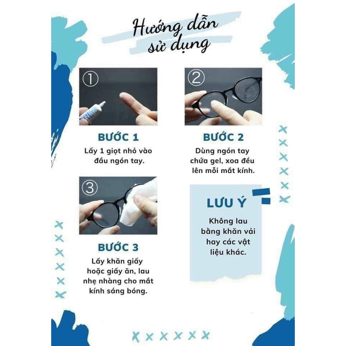 Gel lau kính chống bám hơi nước và sương mù Anti-Fog Gel For Glasses SOFT99 Nhật Bản