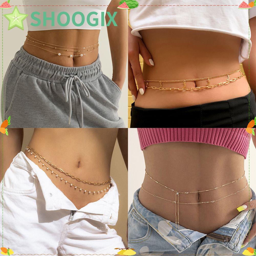 Chuỗi Dây Đeo Thắt Lưng Đính Hạt Đơn Giản Gợi Cảm Thời Trang Boho|Phụ Kiện Bikini Nhiều Màu Sắc Thời Trang Đi Biển Mùa Hè Cho Nữ
