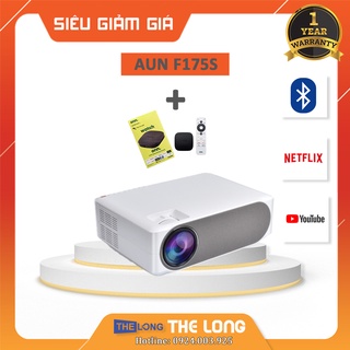Máy chiếu aun f175s full hd 1080p-chỉnh được keystone-độ sáng cao 6800 lumens-kích thước chiếu 50-200inch