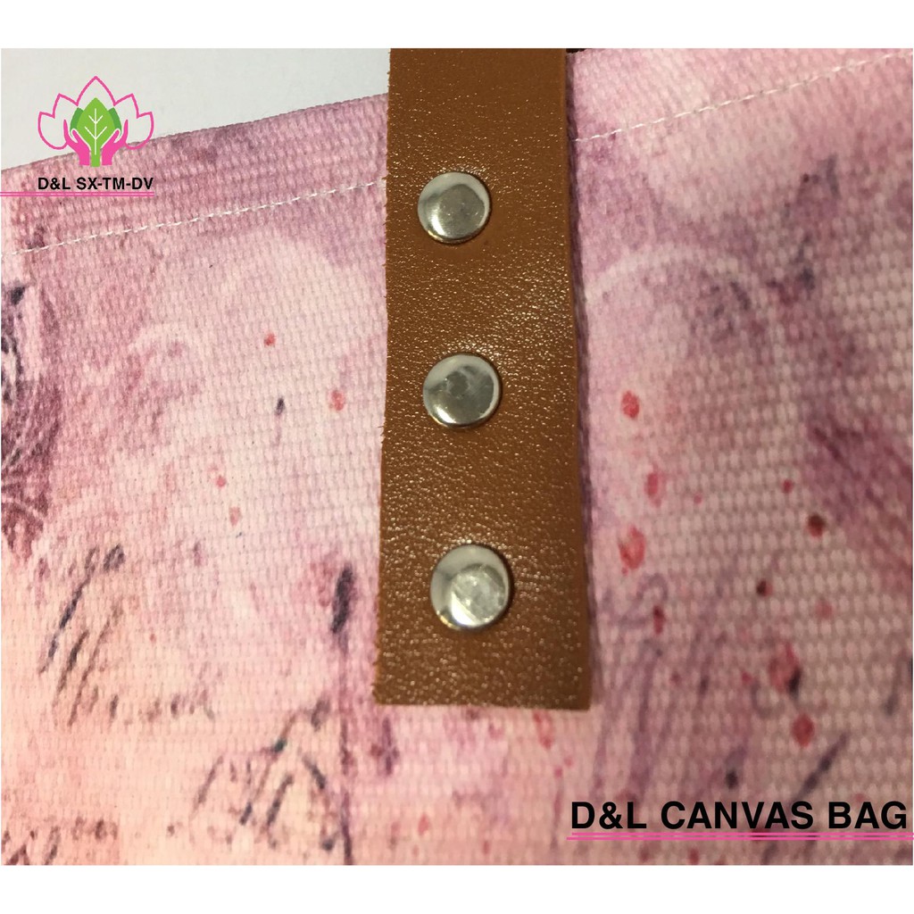 Túi Vải Bố Canvas Độc Quyền Tại D&amp;L Canvas  ( Siêu Phẩm  Pic Girl Phù Thủy )