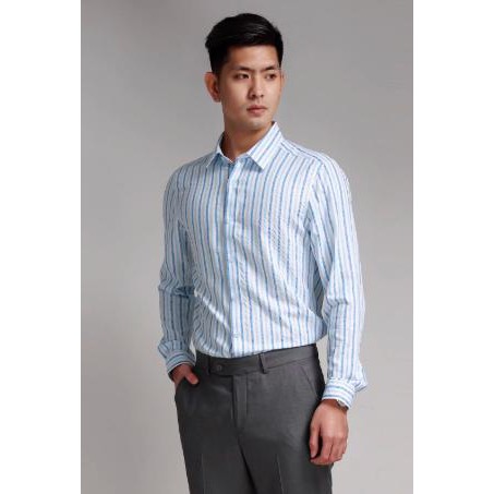 (MAIHSM25K) Áo sơ mi nam dài tay ARISTINO  sợi sồi  reguler  ALS35007(xả)