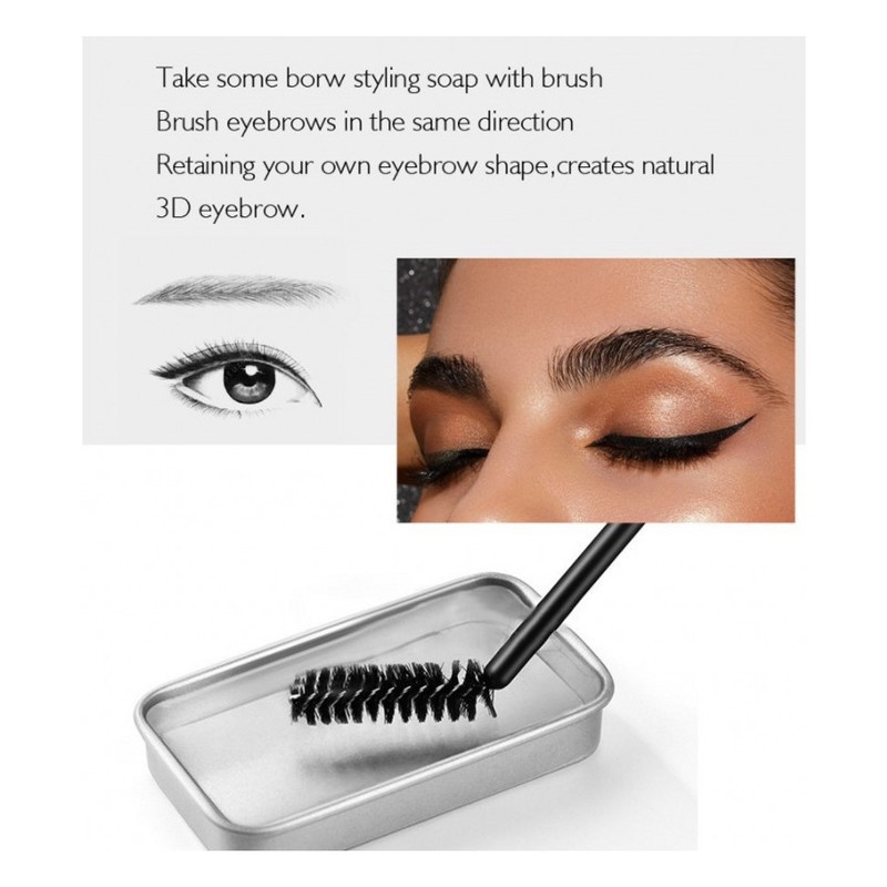 Kem tạo kiểu lông mày 3D không màu trong suốt chống nước chống mồ hôi lâu trôi