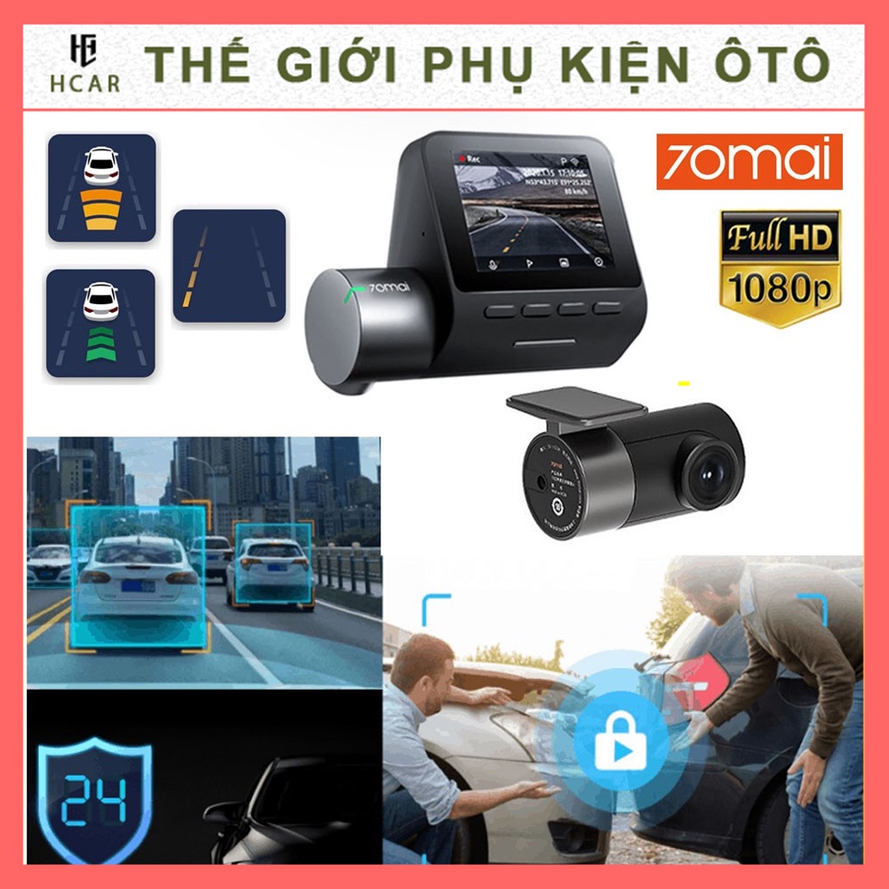 Camera Hành Ttrình Xiaomi 70mai A500S 2 Mắt, Ghi Hình Trước Sau Siêu Nét, Tích Hợp GPS | BigBuy360 - bigbuy360.vn