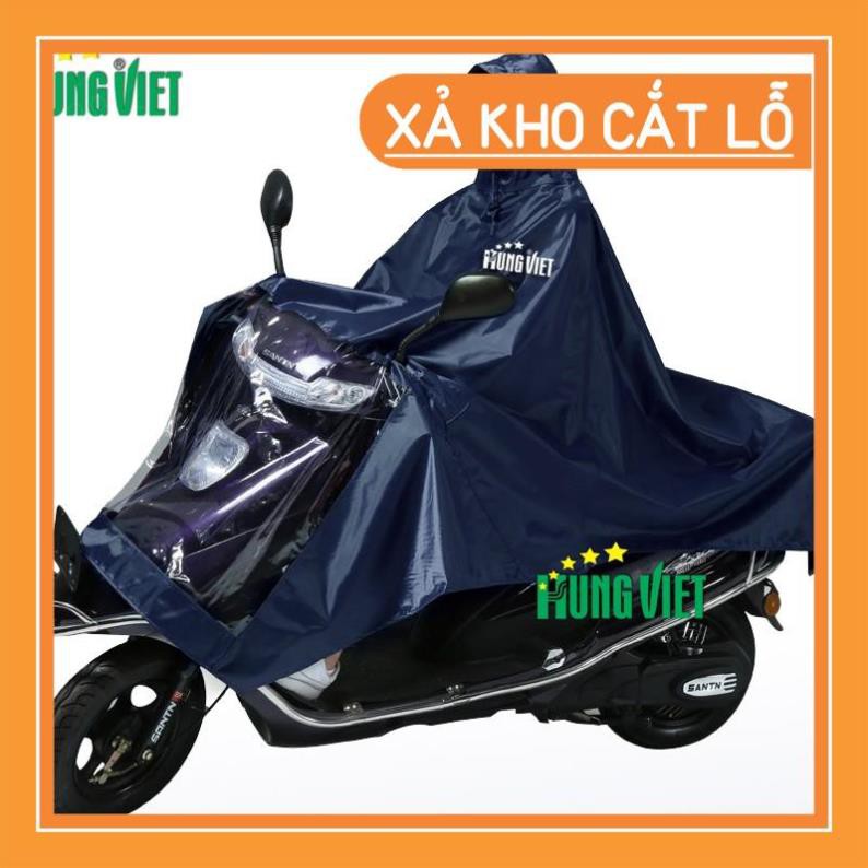 Áo mưa 1 đầu 2 đầu vải siêu nhẹ cỡ đại