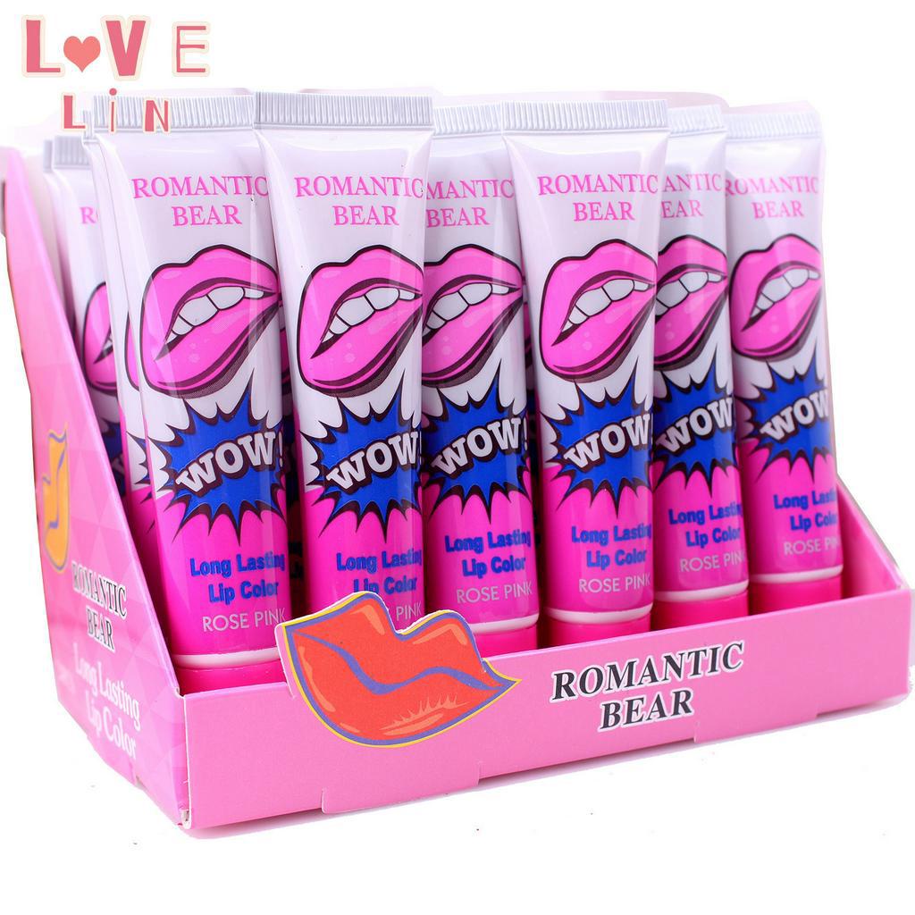 (Hàng Mới Về) Son Xăm Dạng Lột Dưỡng Ẩm Môi 6 Màu Tùy Chọn