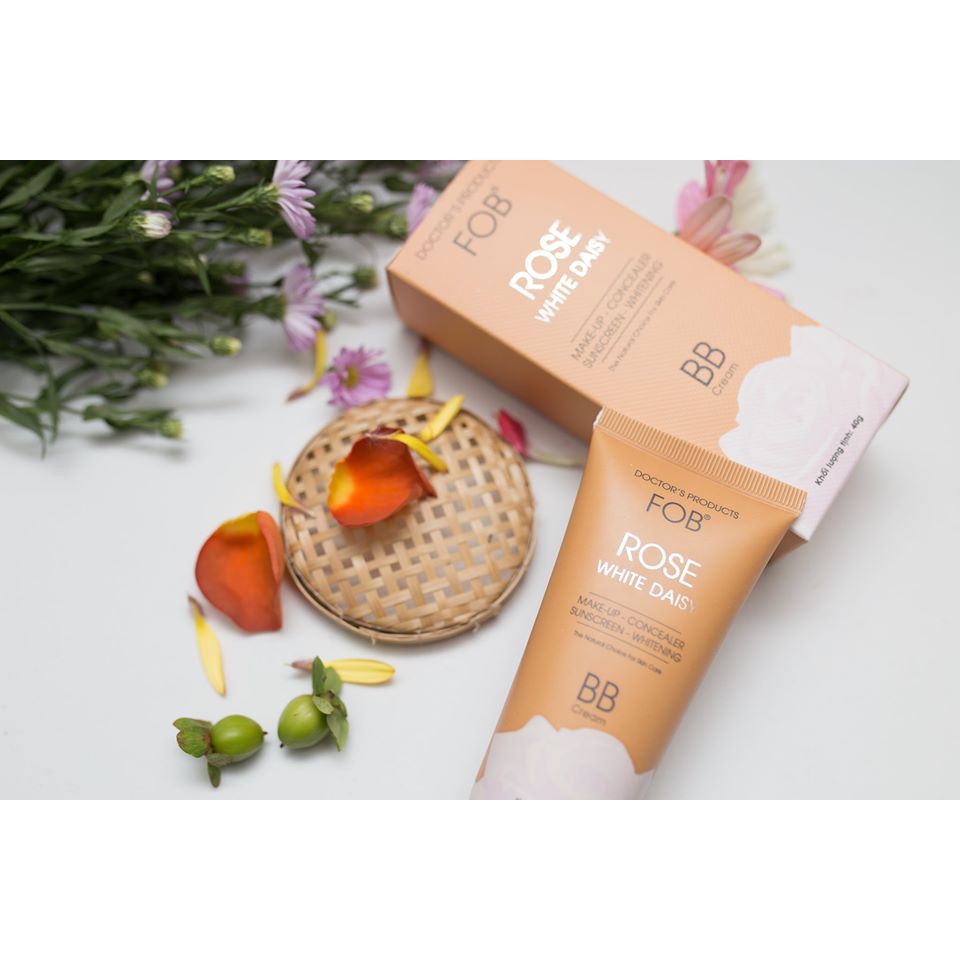 [BB Cream] Kem nền trang điểm, chống nắng FOB_Rose white daisy fob | BigBuy360 - bigbuy360.vn