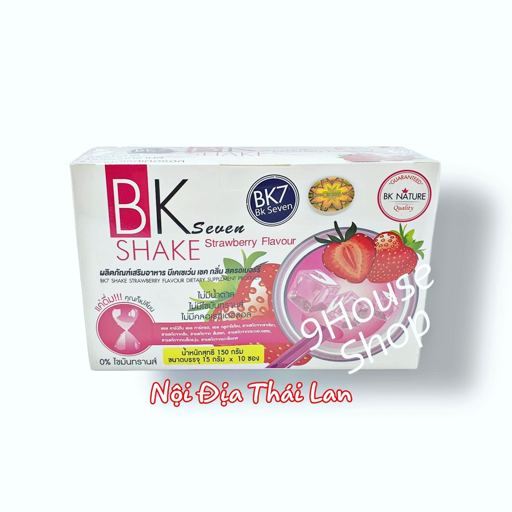 01 Hộp Cà Phê/Nước Uống Hoà Tan BK Seven 3in1 Thái Lan