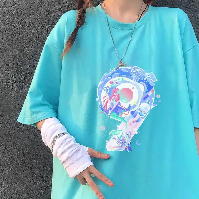 NRVP Áo Thun Nữ Cổ Tròn Ngắn Tay Thời Trang Mùa Hè Phong Cách Hàn Quốc 2022