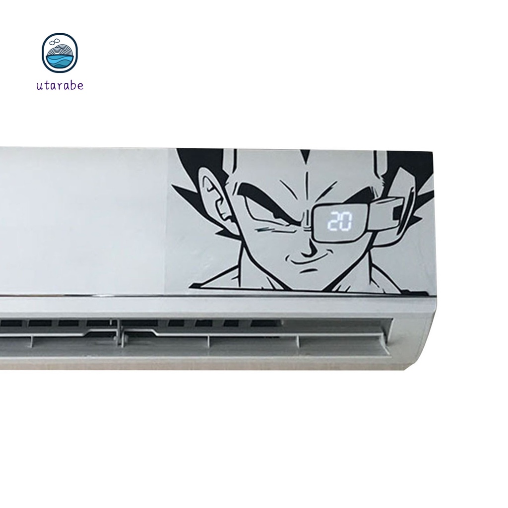Miếng dán trang trí máy lạnh thiết kế nhân vật Vegeta hoạt hình Dragon Ball