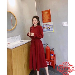 Đầm Big Size Cao Cấp, Đầm Dành Cho Người Béo Mập, Đầm Rúm Hông Chữ A Điệu