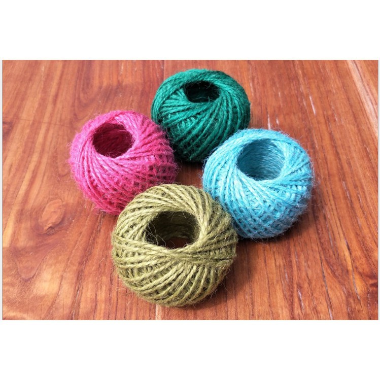 Cuộn dây 30m nhiều màu trang trí hàng sẵn tại Tú Vy Studio