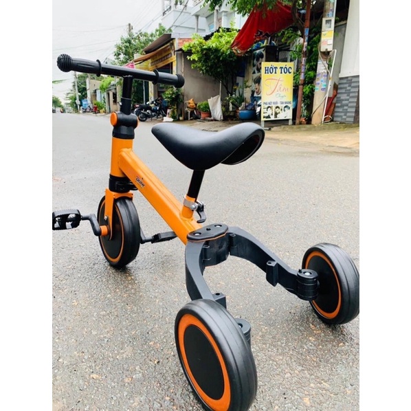 Xe đạp ba bánh đa năng kiêm xe chòi chân xe thăng bằng cho bé