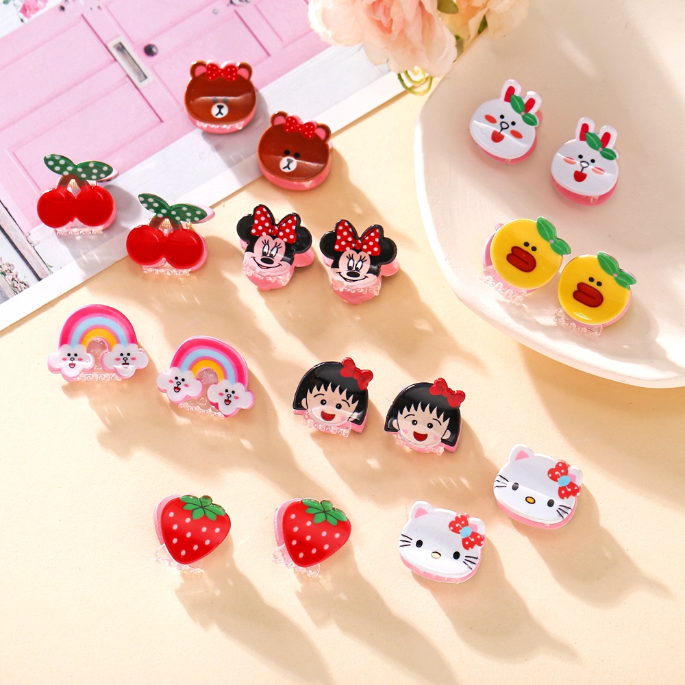 Kẹp Tóc Hình Chú Chuột Minnie Đáng Yêu Cho Bé