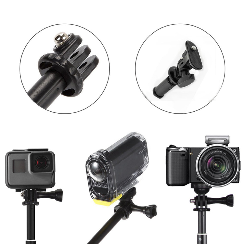 Gậy Chụp Ảnh Bằng Hợp Kim Nhôm Có Thể Gấp Gọn Tiện Dụng Cho Gopro