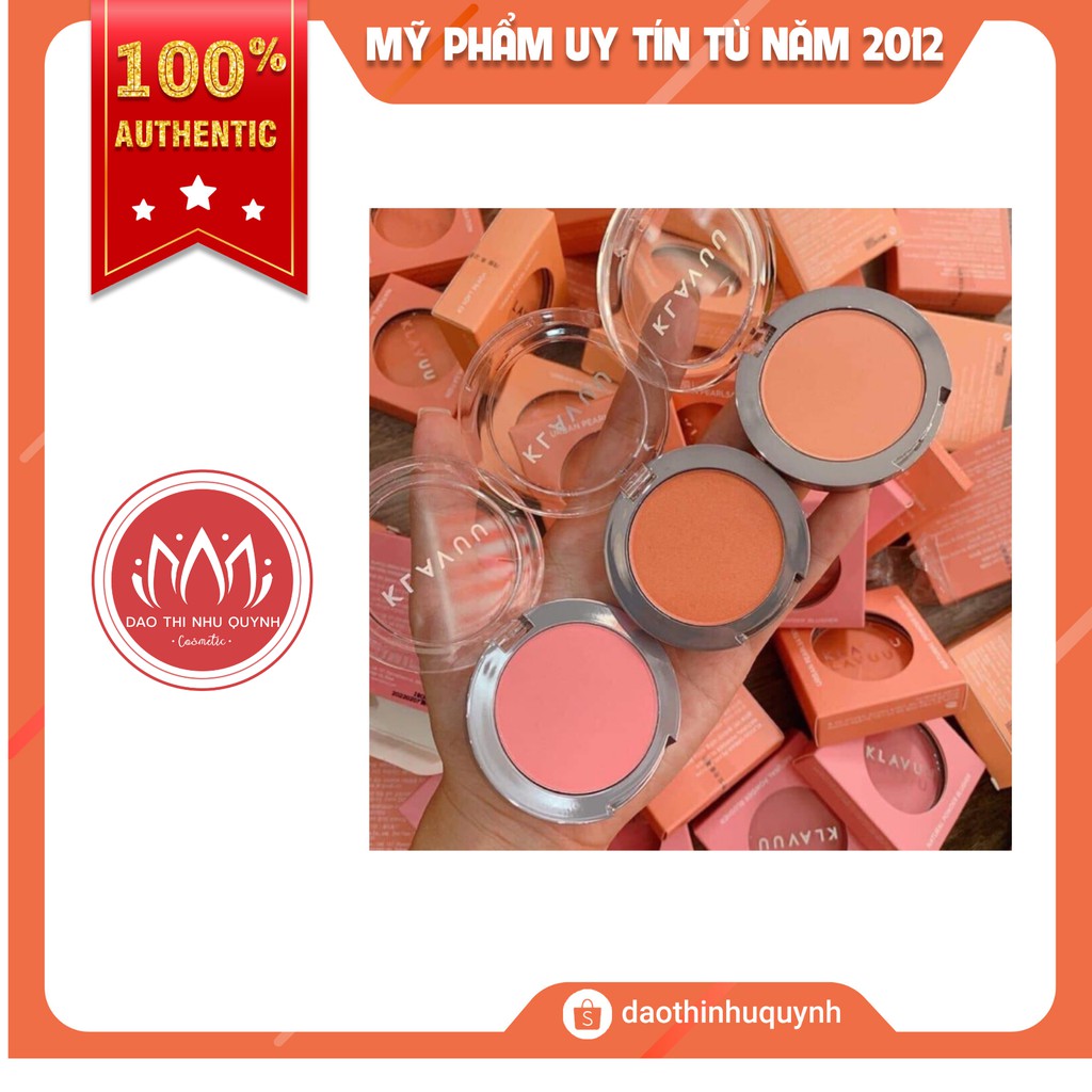 Phấn Má Hồng Klavuu Urban Pearlsation Natural Powder Blusher