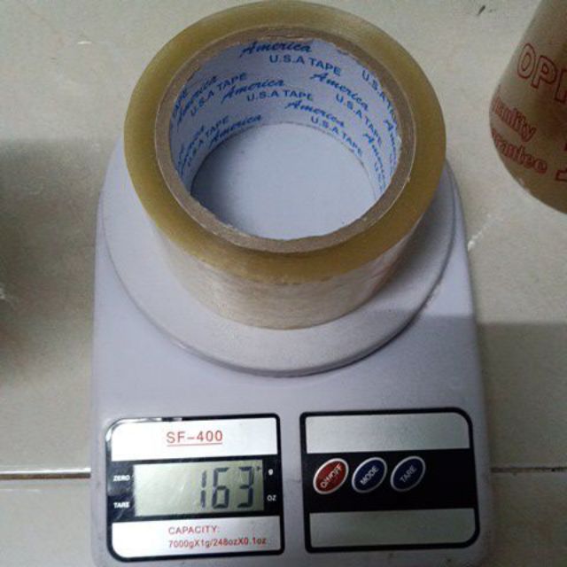 Băng keo trong/đục 100yard 1 cuộn nặng 160gr