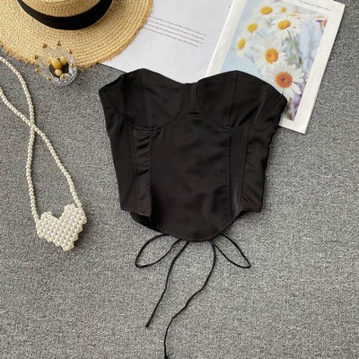 Áo ống mặc lót trong áo vest - nhiều màu - cột dây sau