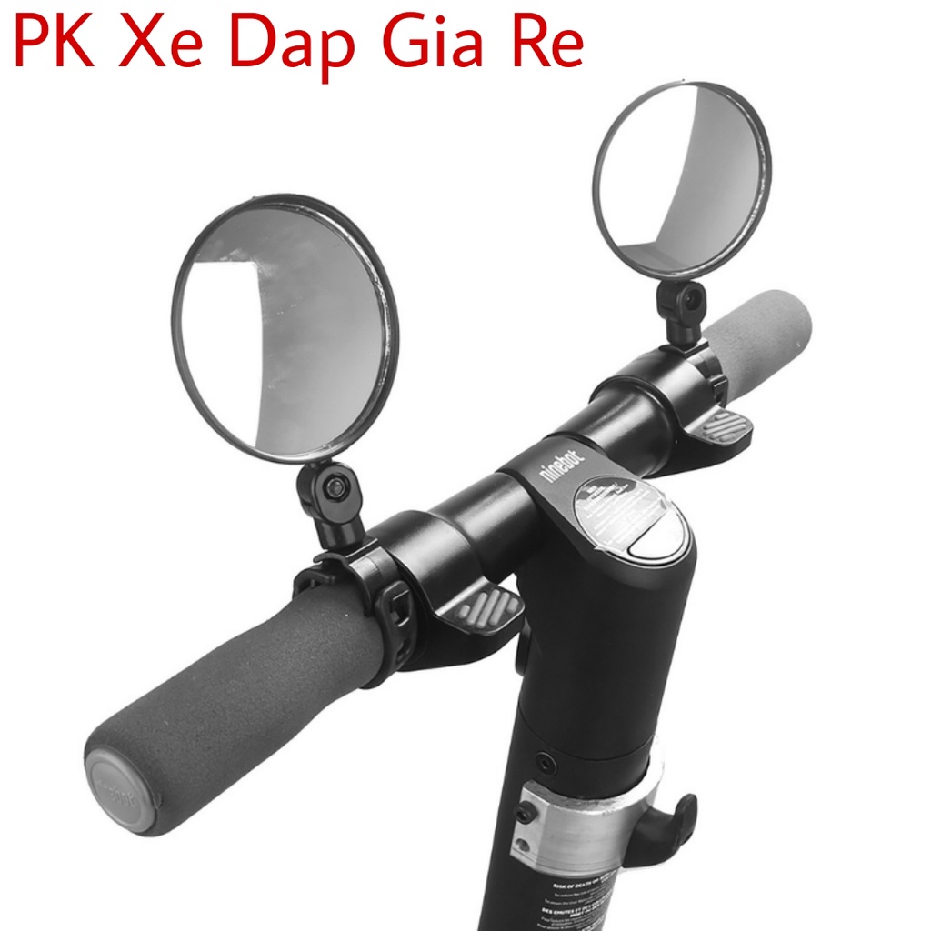 Gương xe đạp thể thao, Gương chiếu hậu gắn ghi đông xe đạp - PK Xe Dap Gia Re