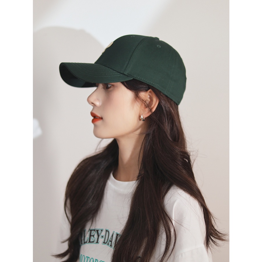 Mũ lưỡi trai mỏng vành rộng in chữ màu xanh dương cho nam và nữ