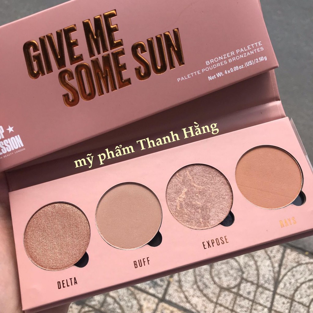 BẢNG TẠO KHỐI MAKEUP OBSESSION GIVE ME SOME SUN BRONZER BLUSH PALETTE NHẬP KHẨU CHÍNH HÃNG - 4325