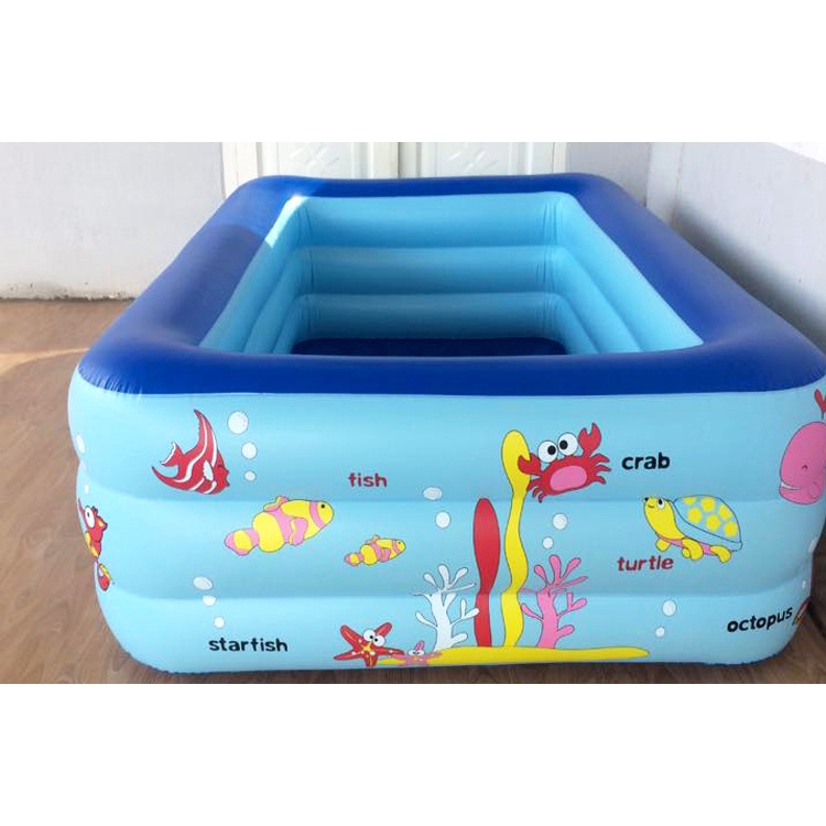 Bể phao bơi 3 tầng đủ kích cỡ cho bé