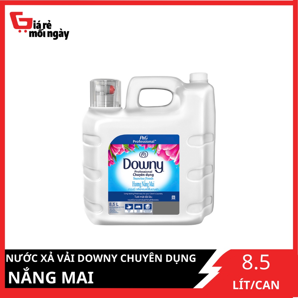 Nước xả vải Downy Chuyên dụng Nắng mai Can khổng lồ 8.5L