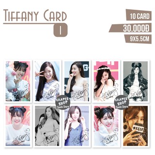 [Tiffany] Card cứng có màng bảo vệ chống nước