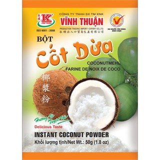 Bột cốt dừa Vĩnh Thuận gói 50g