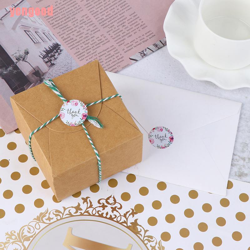Cuộn 500 Miếng Dán Chữ Thank You Trang Trí