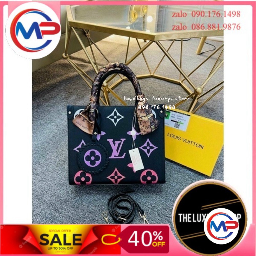 túi xách nữ dáng làn sang chảnh in họa tiết kèm móc treo+ khăn lụa SỈ TOÀN QUỐC