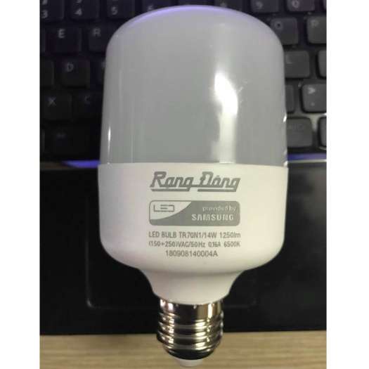 Bóng đèn LED BULB Trụ 14W Rạng Đông - TR70N1/14W.H