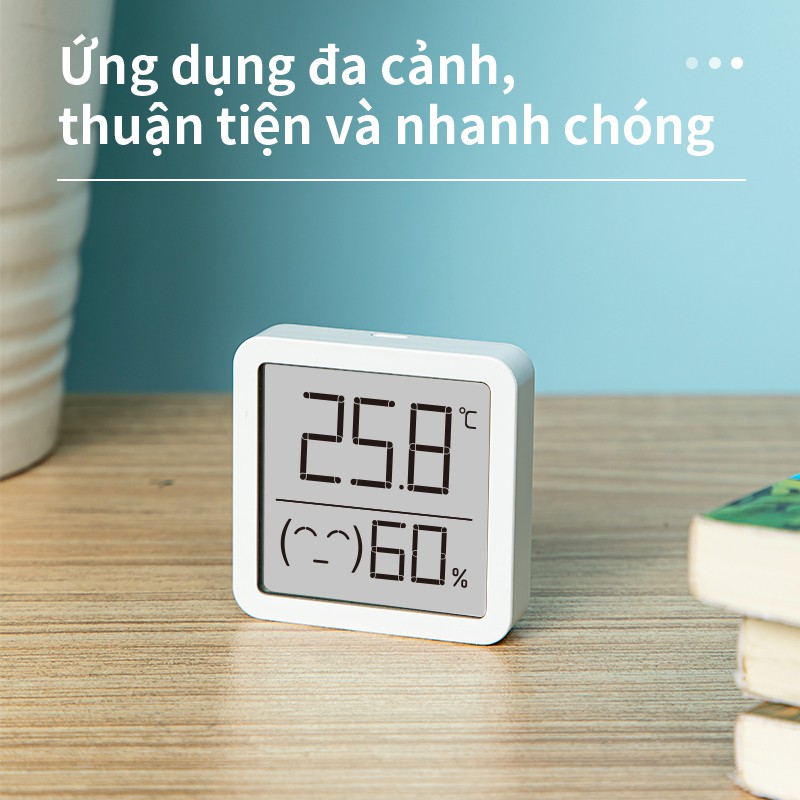 Nhiệt ẩm kế điện tử mini DELI -  Nhiệt ẩm kế đo nhiệt độ, độ ẩm phòng 8845