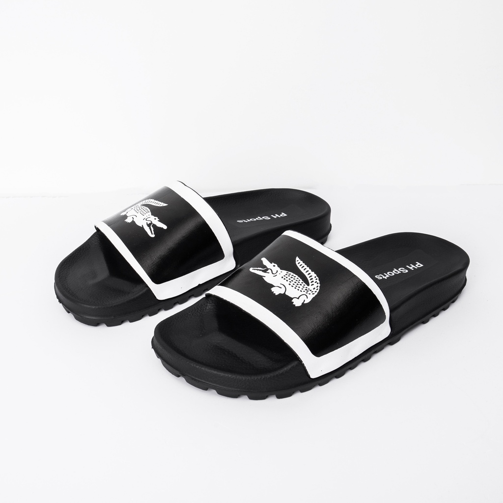 Dép quai ngang nam, nữ siêu nhẹ cá sấu LC D41