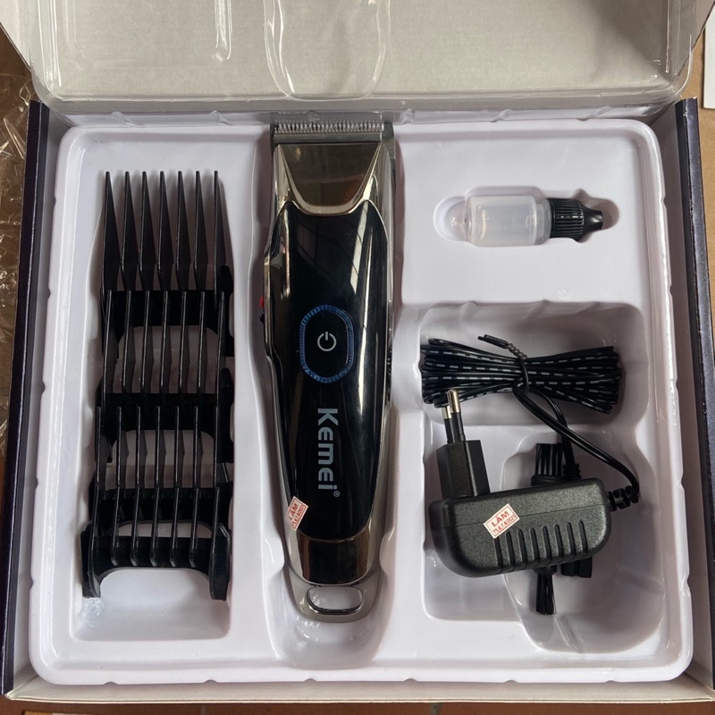 [Video Review] Tông đơ cắt tóc chuyên nghiệp Kemei, máy siêu nhẹ siêu mạnh siêu êm