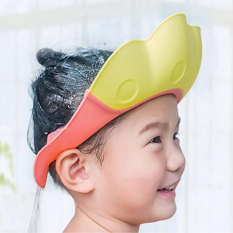 Mũ Chắn Nước Gội Đầu Bảo Vệ Cho Bé