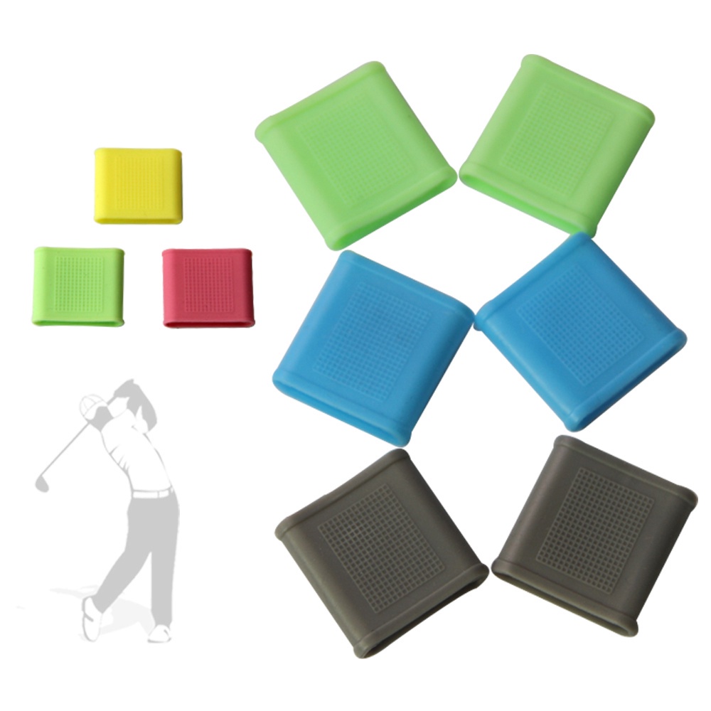 Set 8 vỏ bọc bảo vệ ngón tay khi chơi gôn bằng silicon nhiều màu chống trượt an toàn cho nam và nữ