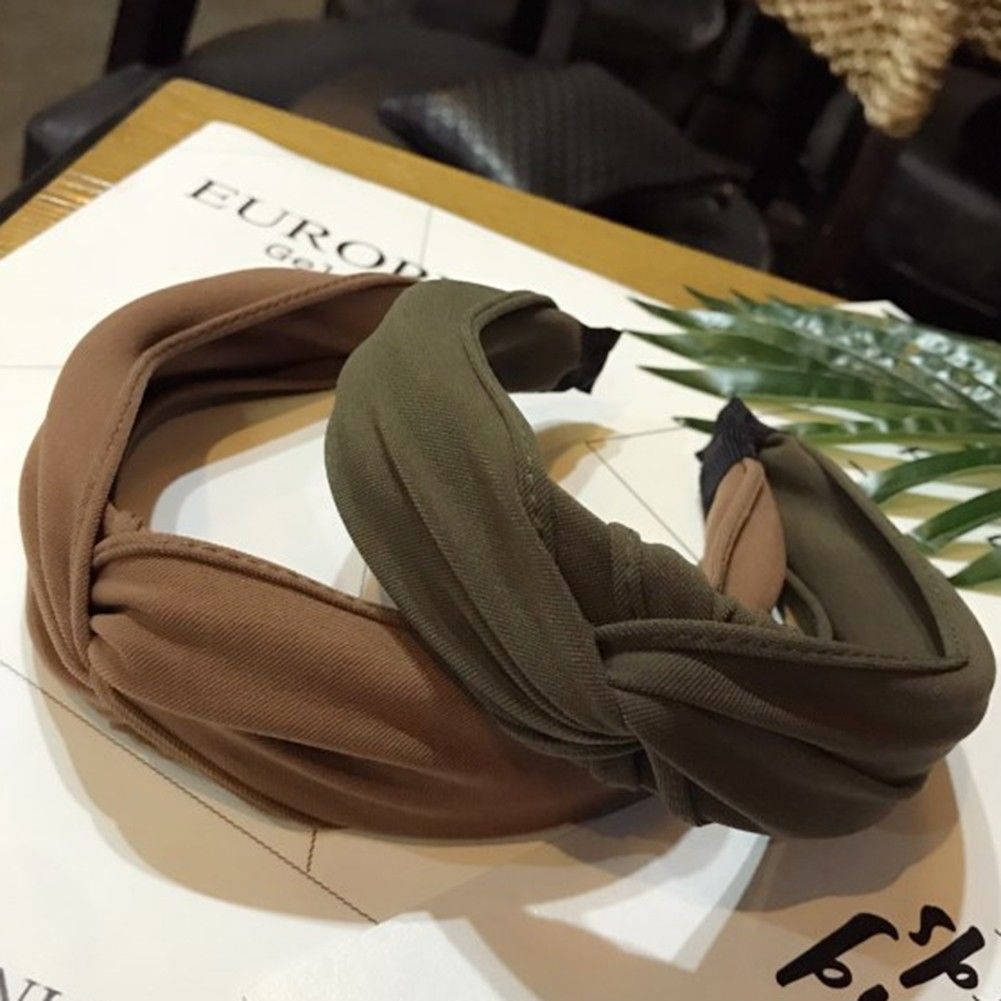 Băng Đô Vải Chiffon Thắt Nơ Phong Cách Hàn Quốc