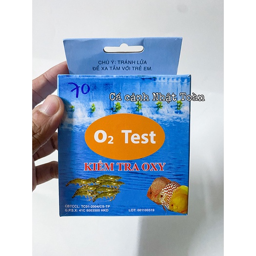 DUNG DỊCH KIỂM TRA LƯỢNG OXY TRONG NƯỚC HỒ CÁ