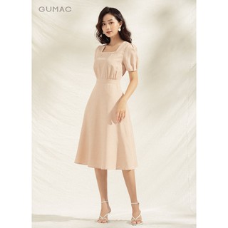 Đầm tay phồng cổ U DA1153 GUMAC