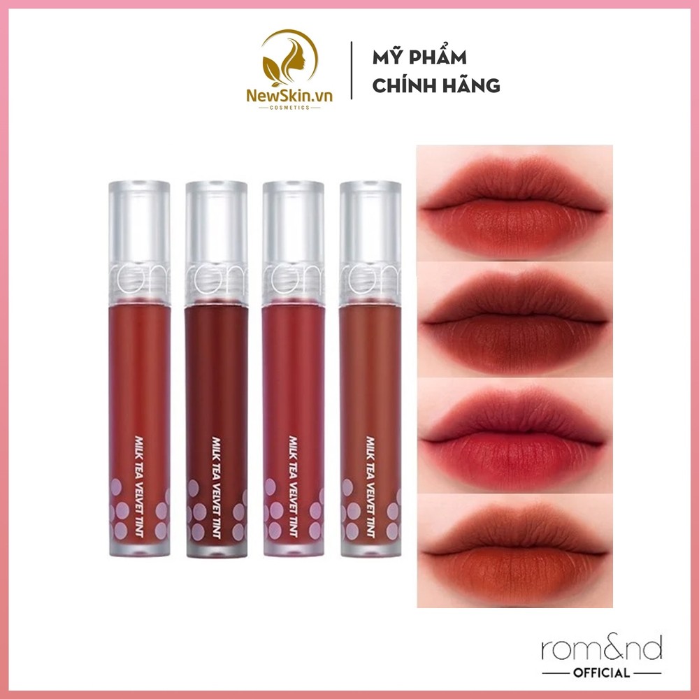 Son Kem Lì, Mịn Mượt Như Nhung Romand Milk Tea Velvet Tint 4.4g