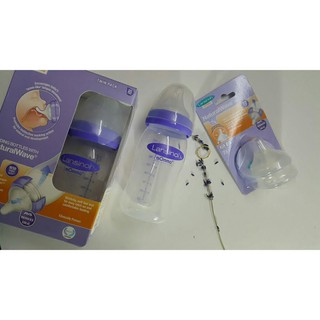 Bình sữa Lansinoh MOmma 160ml - 240ml S,M,L (không hộp)