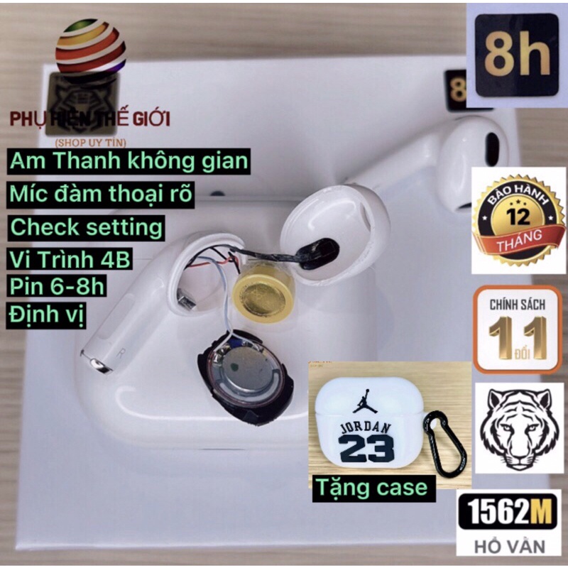 Tai Nghe AP3 Hổ Vằn Chíp Louda 1562M Hổ Vằn (Vi Trình 4B) Bảo Hành 12 tháng [Âm Thanh Không Gian Thật]